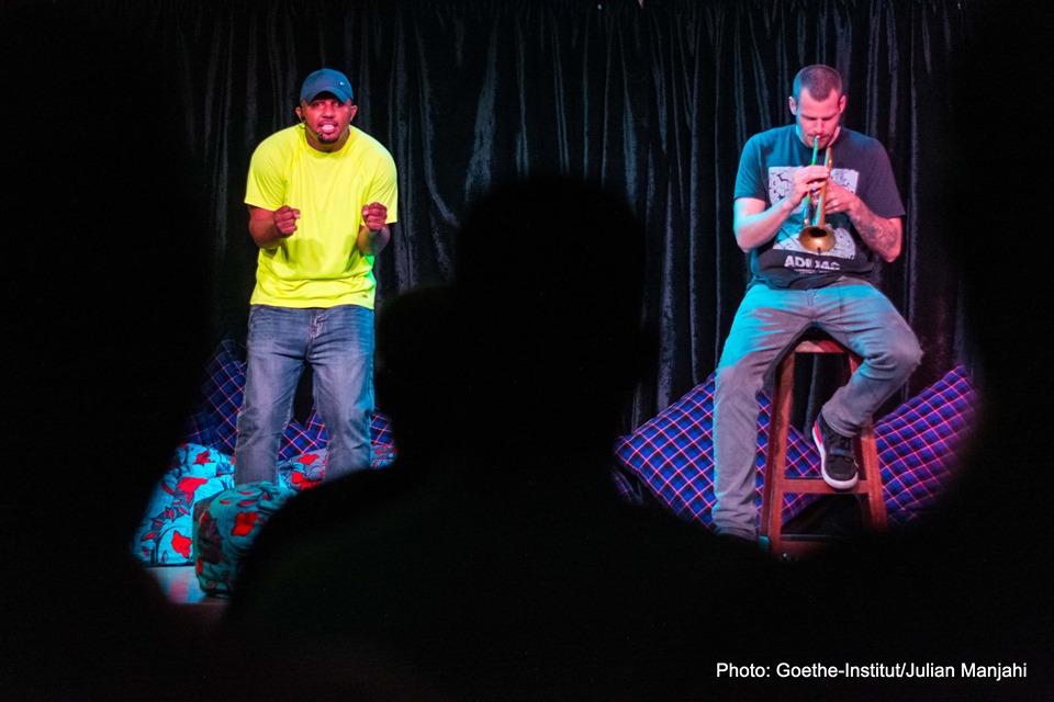Alamin Somo and John Dennis Renken at Artistic Encounters